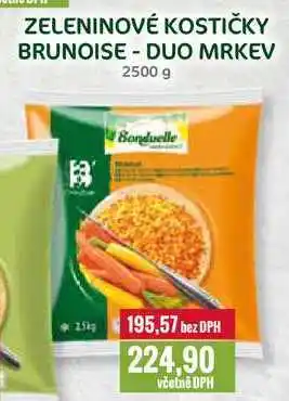 Zeleninové kostičky brunoise - duo mrkev 2500 g