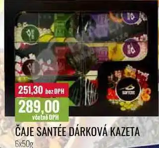 Ratio Čaje santée dárková kazeta 6x50g nabídka