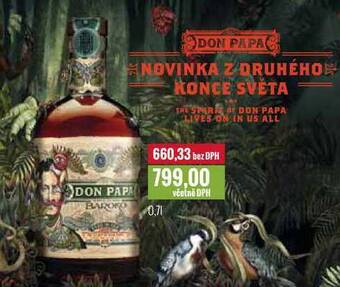 Ratio Don papa 0,7l nabídka