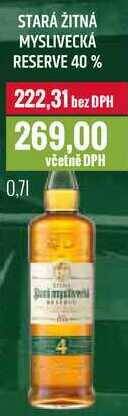 Ratio Stará žitná myslivecká reserve 40% 0,7l nabídka
