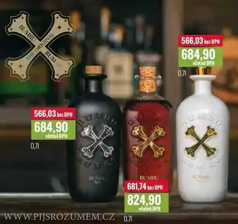 Ratio Bumbu rum 0,7l nabídka
