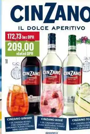 Ratio Cinzano 1l nabídka
