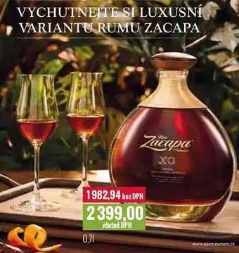 Ratio Zacapa xo 0,7l nabídka