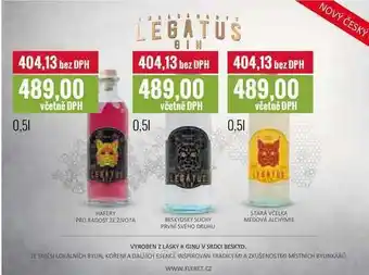 Ratio Legatus gin 0,5l nabídka