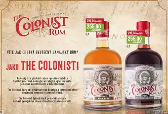 The colonist rum 0,7l