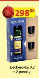 BENE Nápoje Becherovka 0,7 l + 2 panáky nabídka