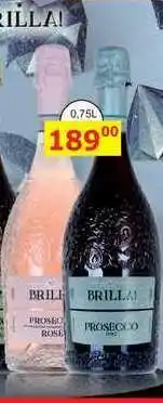 Brilla prosecco rose, 0,75 l