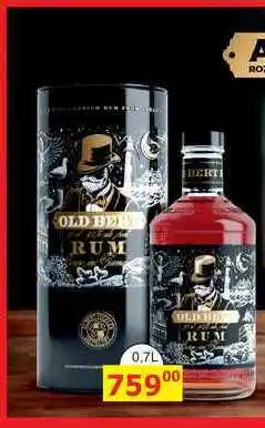 BENE Nápoje Old bert rum, 0,7 l nabídka
