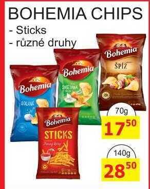 BENE Nápoje Bohemia chips, 140 g nabídka