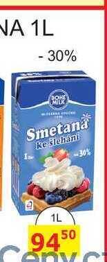 BENE Nápoje Bohe milk smetana 30%, 1 l nabídka