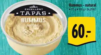 Albert Hummus - natural nabídka