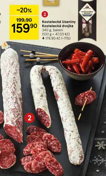 Tesco Kostelecké Uzeniny Kostelecká dvojka nabídka