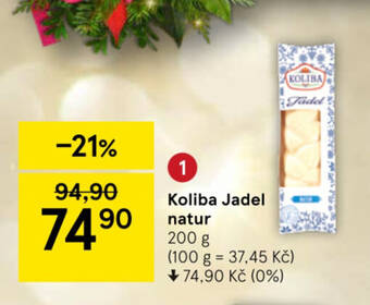Tesco Koliba Jadel natur nabídka