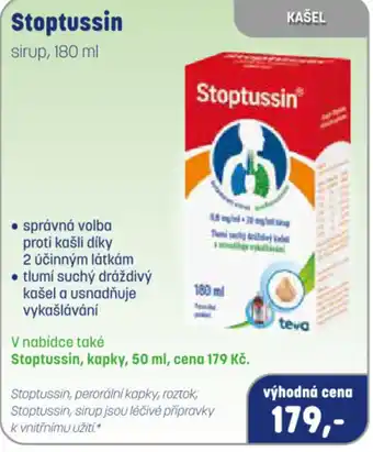 PharmaPoint Stoptussin sirup, 180 ml nabídka