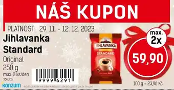 Konzum Jihlavanka Standard Original 250 g nabídka