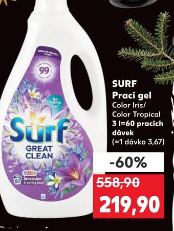Kaufland SURF Prací gel nabídka