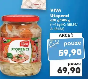 Kaufland Viva UTOPENCI nabídka