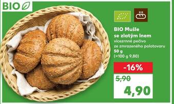 Kaufland BIO Mušle se zlatým Inem nabídka