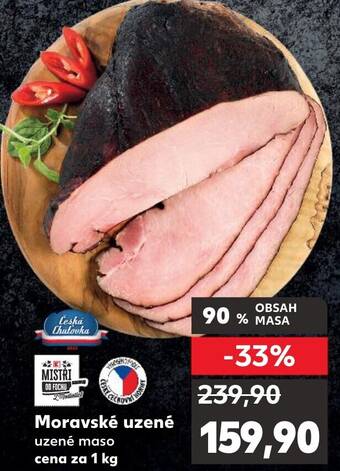 Kaufland Moravské uzené uzené maso nabídka