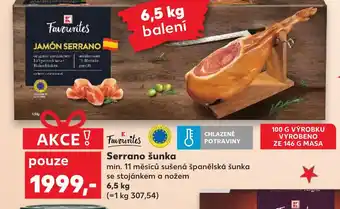 Kaufland Favourites Serrano šunka nabídka