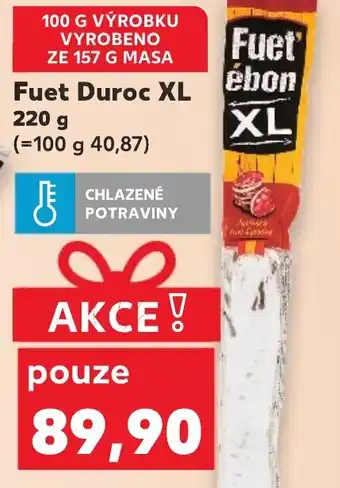Kaufland Fuet Duroc XL nabídka
