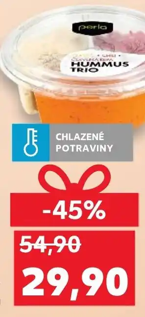 Kaufland PERLA Hummus nabídka