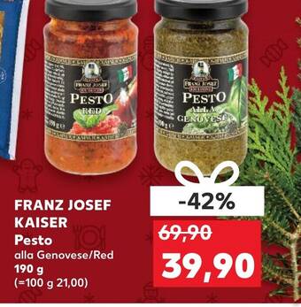 Kaufland FRANZ JOSEF KAISER Pesto nabídka