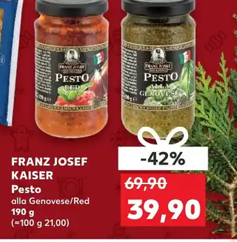 Kaufland FRANZ JOSEF KAISER Pesto nabídka