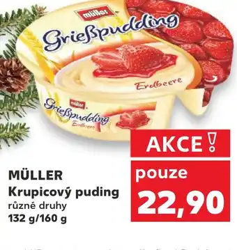 Kaufland MÜLLER Krupicový puding nabídka
