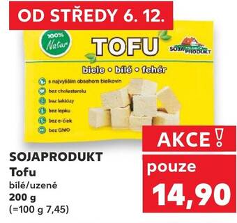 Kaufland SOJAPRODUKT Tofu bílé/uzené nabídka