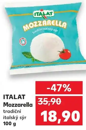 Kaufland ITALAT Mozzarella nabídka