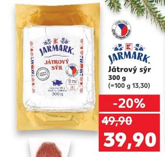 Kaufland Játrový sýr 300 g nabídka