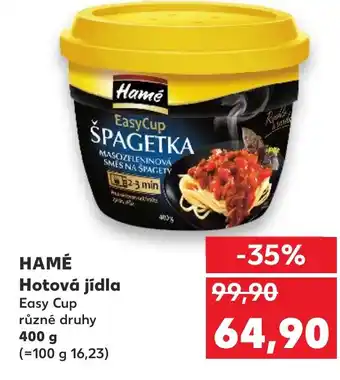 Kaufland HAMÉ Hotová jídla nabídka
