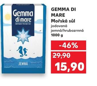 Kaufland GEMMA DI MARE Mořská sůl nabídka