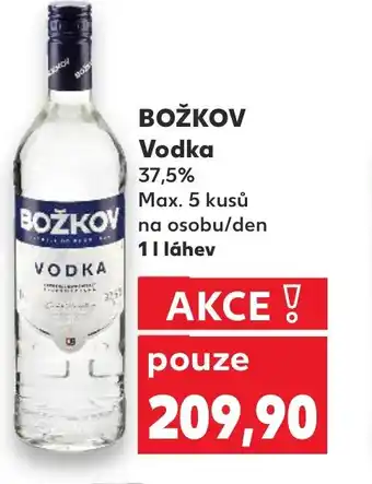 Kaufland BOŽKOV Vodka nabídka