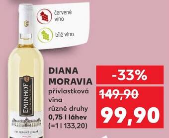 Kaufland DIANA MORAVIA nabídka