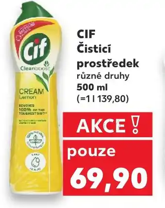 Kaufland CIF Čisticí prostředek nabídka