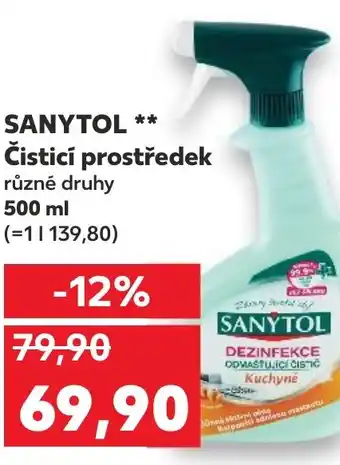 Kaufland SANYTOL ** Čisticí prostředek nabídka