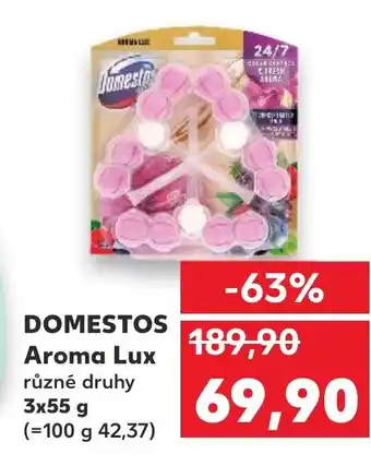 Kaufland DOMESTOS Aroma Lux nabídka