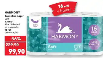 Kaufland HARMONY Toaletní papír nabídka