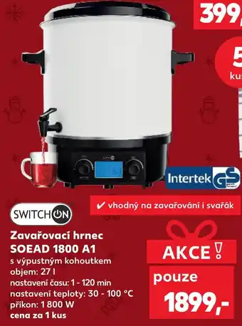 Kaufland Zavařovací hrnec SOEAD 1800 A1 nabídka