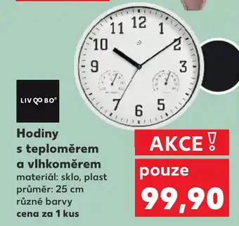 Kaufland Hodiny s teploměrem a vlhkoměrem nabídka