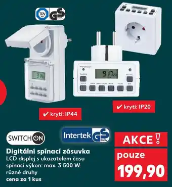Kaufland Digitální spínací zásuvka nabídka