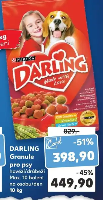 Kaufland DARLING Granule pro psy nabídka