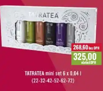 Ratio TATRATEA mini set 6 x 0,04 L nabídka