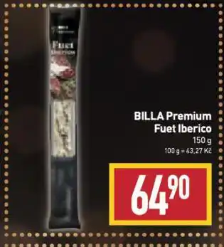 Billa Fuet iberico nabídka