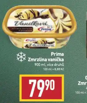 Billa Prima zmrzlina nabídka