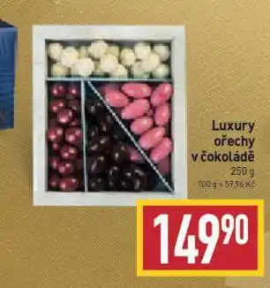 Billa Luxury ořechy v čokoládě nabídka