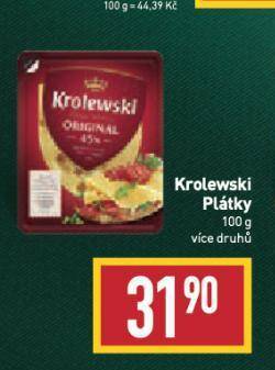 Billa Krolewski sýr nabídka