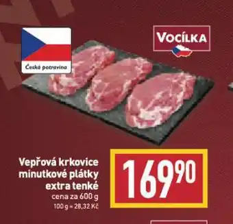 Billa Vepřová krkovice nabídka